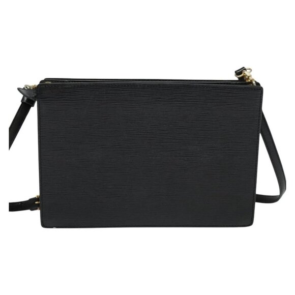 LOUIS VUITTON Epi Angian Shoulder Bag 2way Black M52112 LV Auth 129831 - Picture 2 of 16